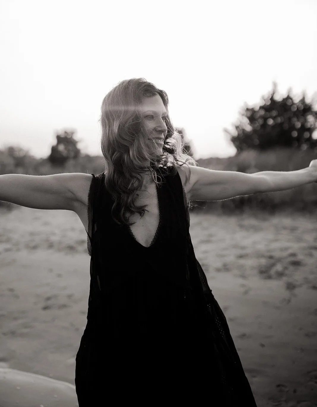 Elise Phipps in black